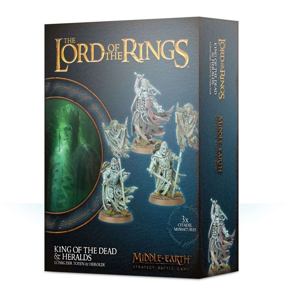 Middle Earth Strategy Battle Game: King Of The Dead & Heralds (30-46) - Good Games