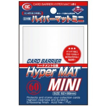 KMC - Hyper Mat Mini Sleeves - White - Good Games
