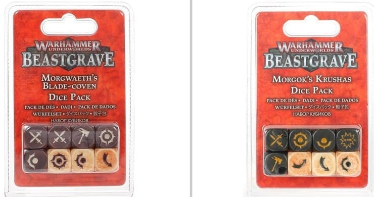 Warhammer Underworlds - MorgokS Krushas Dice Set