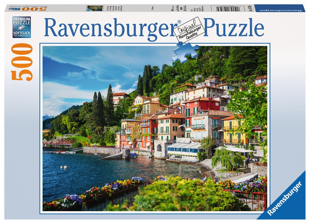 Ravensburger - Lake Como Italy - 500 Piece Jigsaw - Good Games