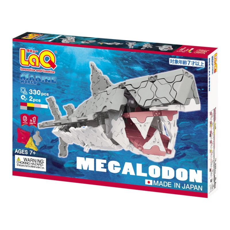 LaQ - Japanese Collection MEGALODON - 6 Models 320 Pieces - Good Games