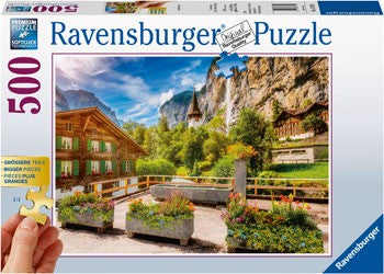 Ravensburger - Lauterbrunnen Switzerland - 500 Piece Jigsaw - Good Games
