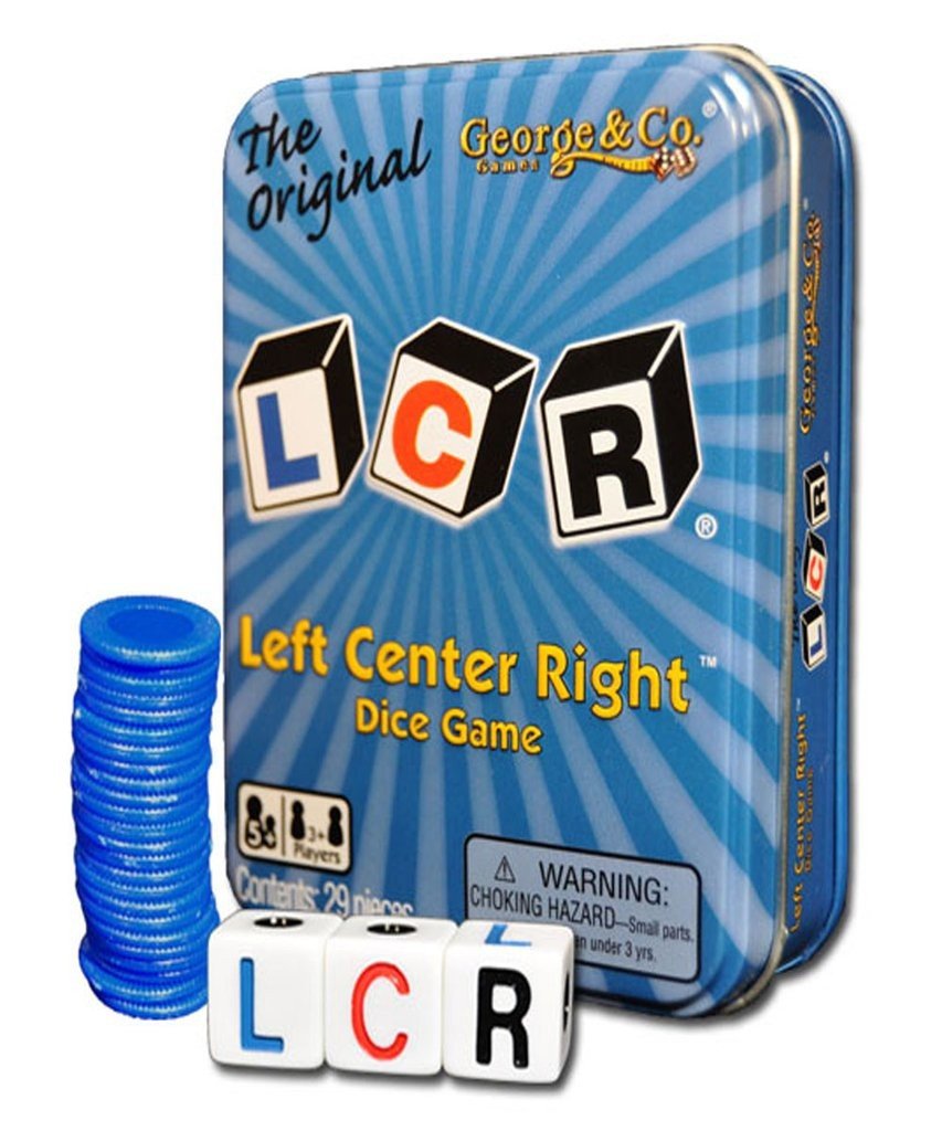 Lcr - Left Center Right Blue Tin - Good Games