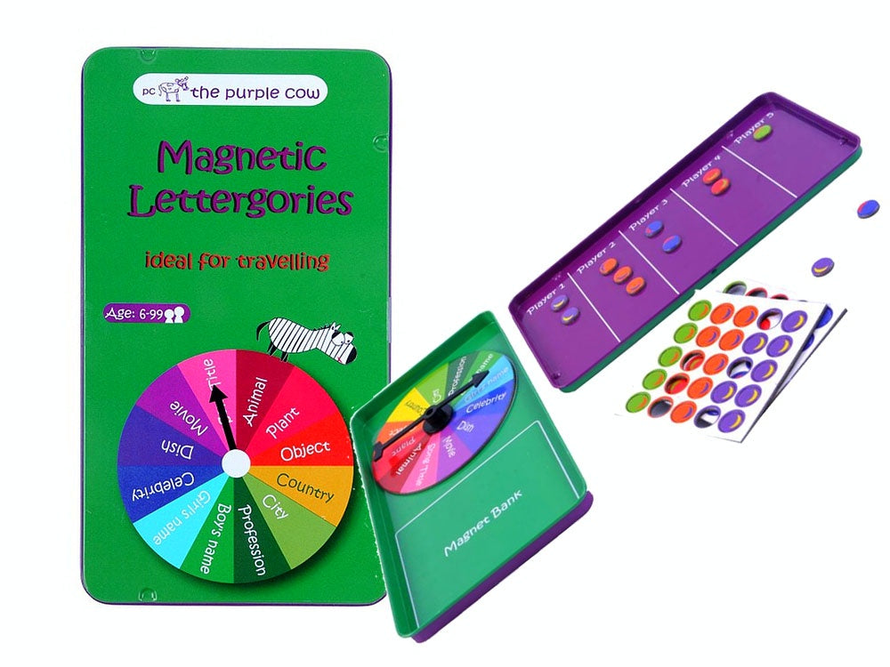 Magnetic Games Tins - Lettergories - Good Games