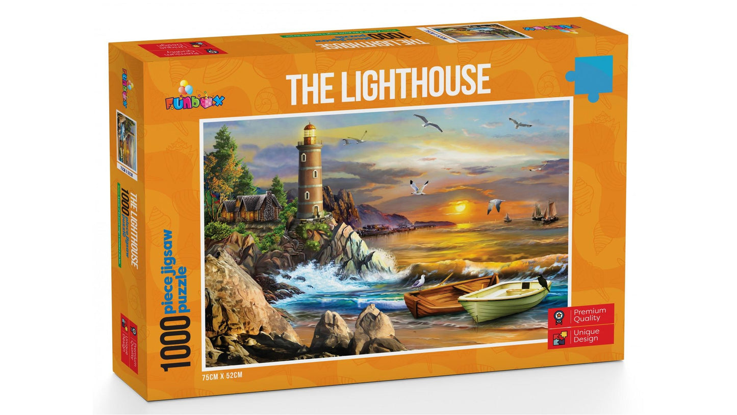 Funbox - Perfect Places The Light House - 1000 Piece Jigsaw - Good Games