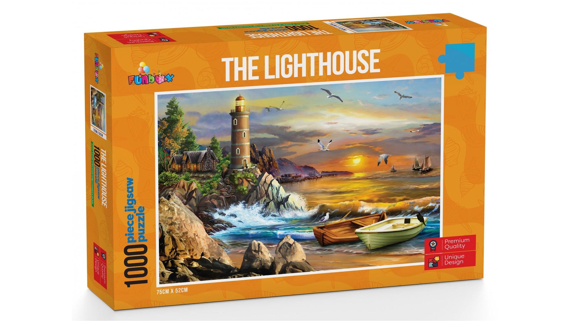 Funbox - Perfect Places The Light House - 1000 Piece Jigsaw - Good Games