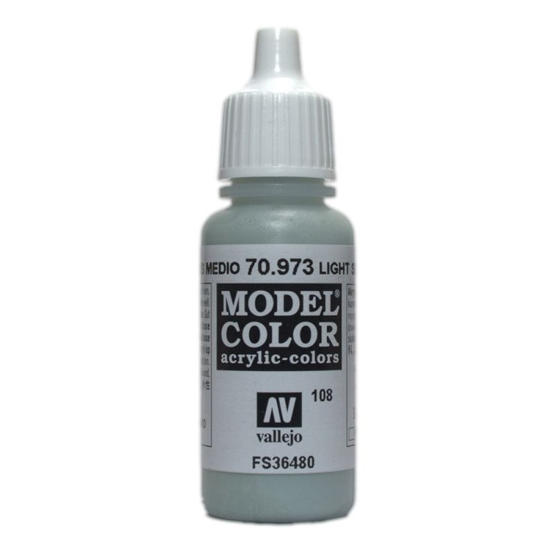 Vallejo Model Colour - Light Sea Grey 17ml Acrylic Paint (AV70973) - Good Games