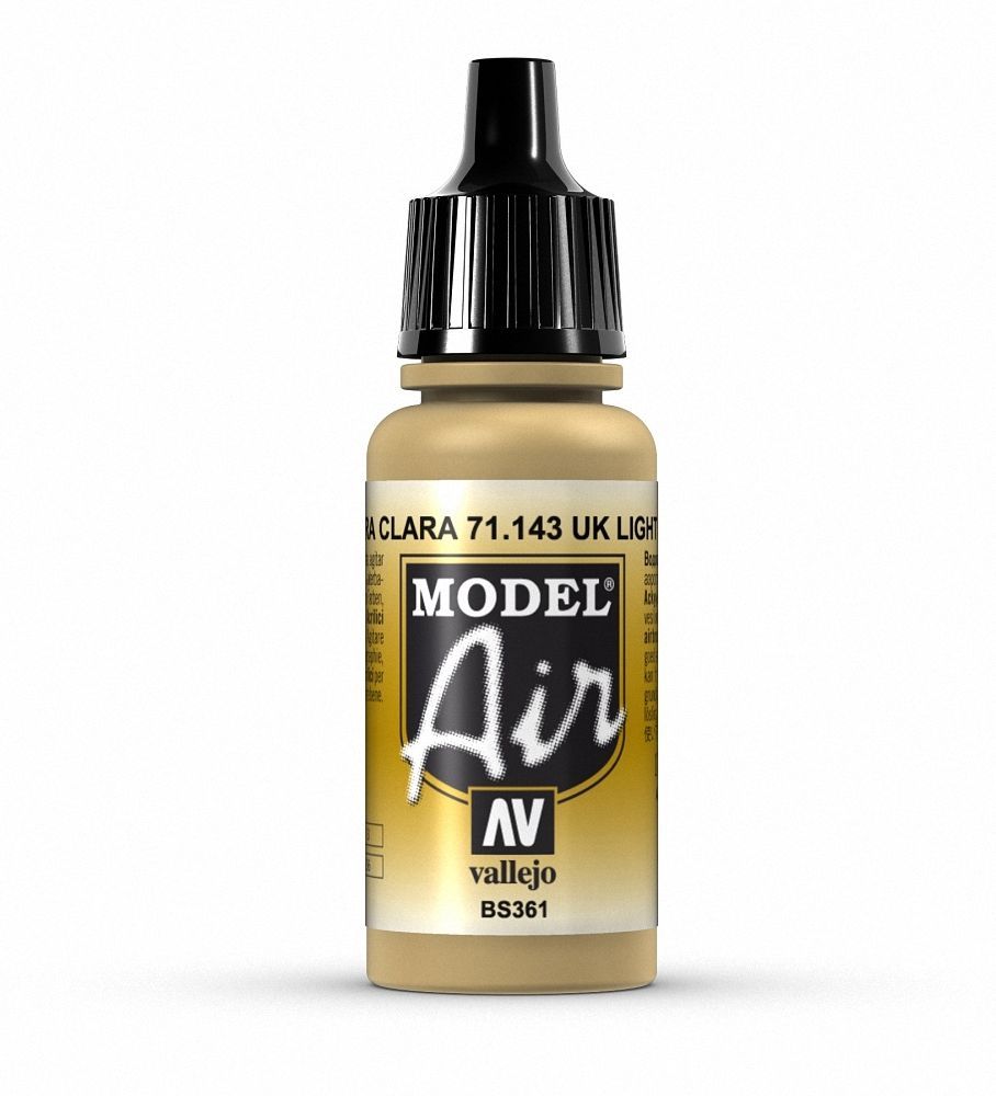 Vallejo Model Air - Uk Light Stone 17ml Acrylic Paint (AV71143) - Good Games