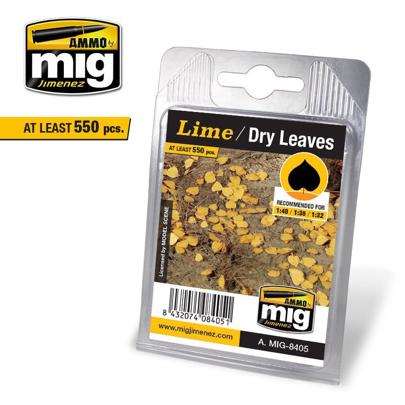 Ammo by MIG Dioramas - Leaves - Lime - Dry Leaves - Good Games