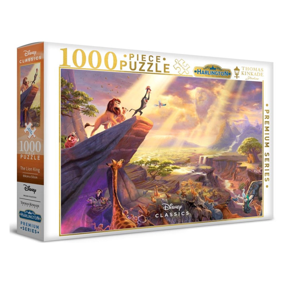 Harlington - Thomas Kinkade Disney The Lion King 1000 Piece Jigsaw - Good Games