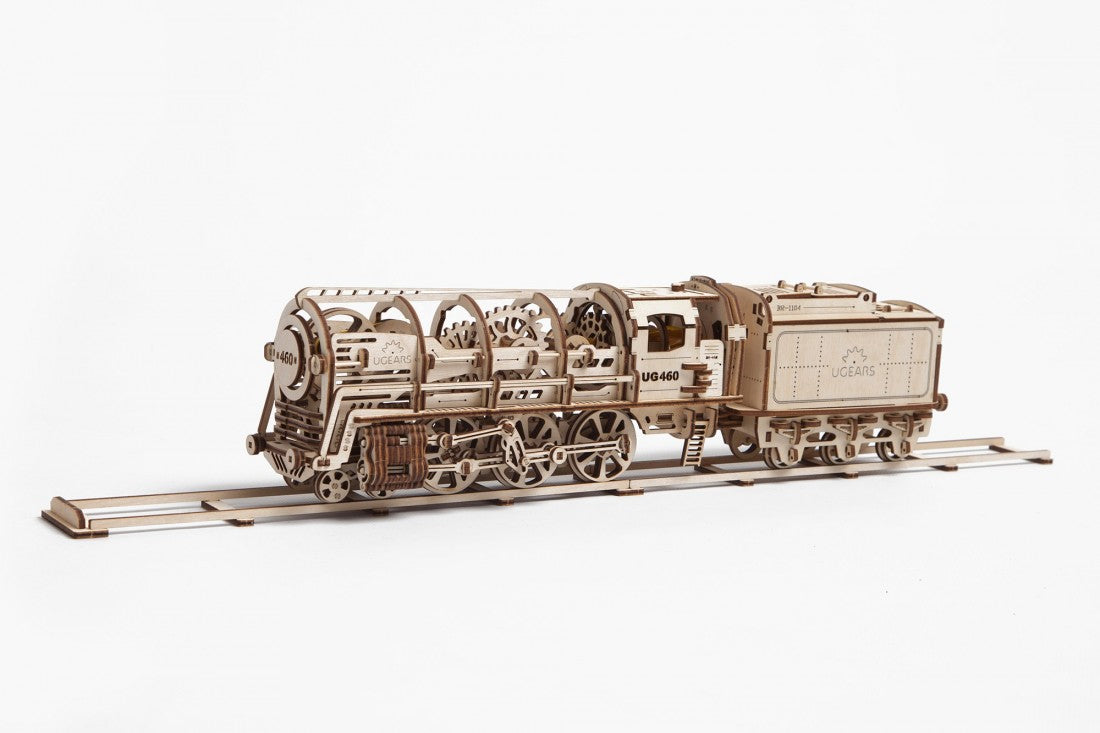 Ugears - Steam Locomotive With Tender - Good Games