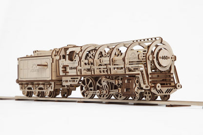 Ugears - Steam Locomotive With Tender - Good Games