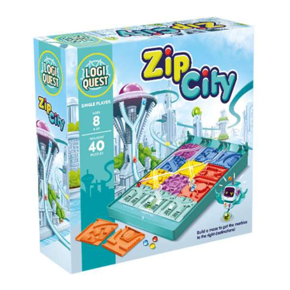 Logiquest Zip City Logic Puzzle - Good Games