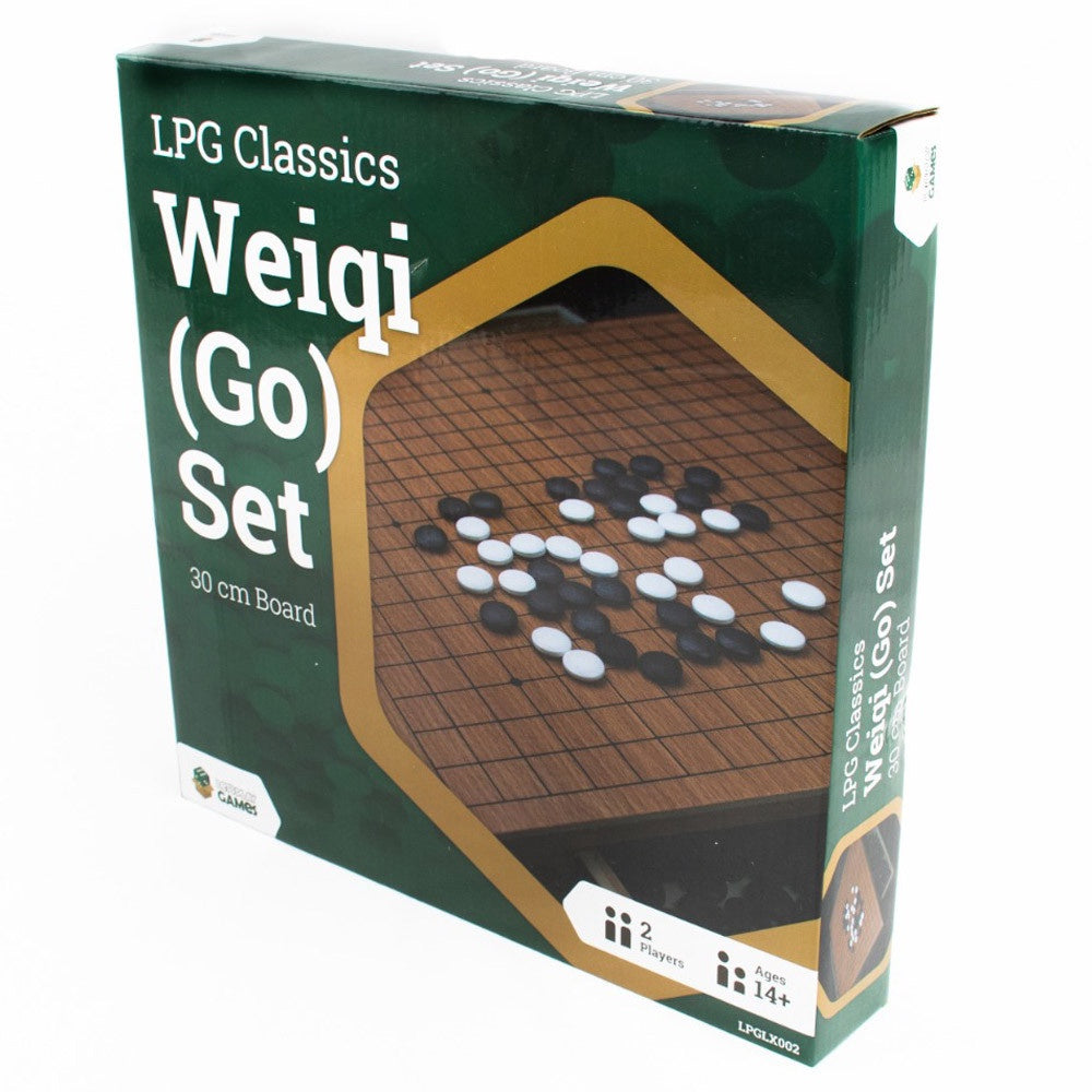 LPG Wooden Weiqi/Go Set - 30 cm Board with Drawers - Good Games