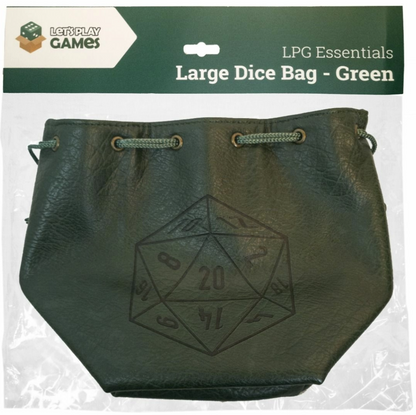 LPG Large Dice Bag Green - Good Games