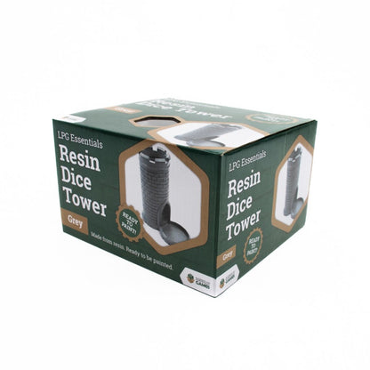 LPG Resin Dice Tower - Grey - Good Games