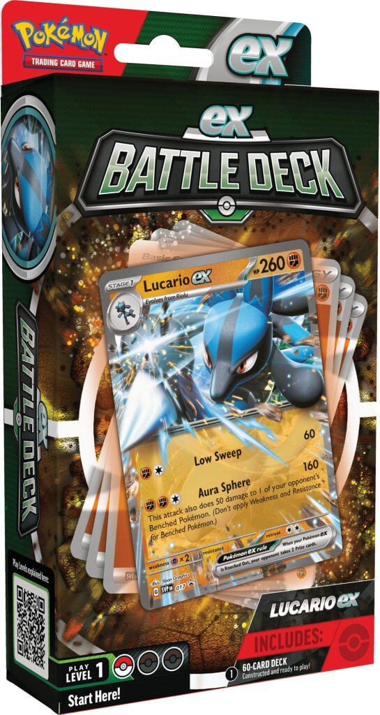 Pokemon TCG - V Battle Deck Ampharos and Lucario