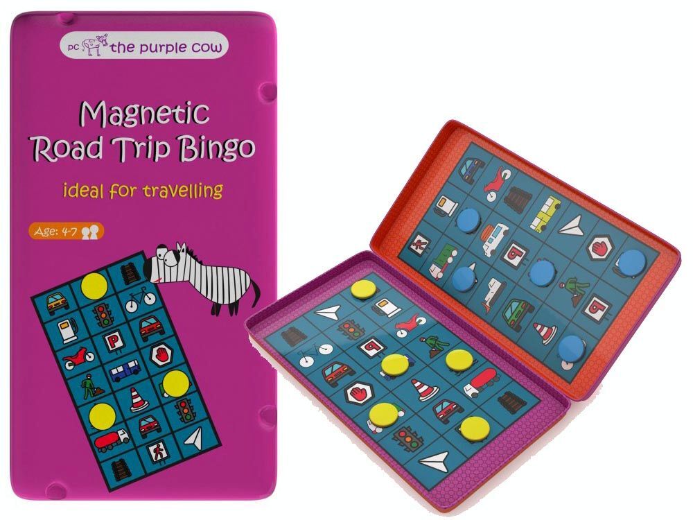 Magnetic Games Tins - Magnetic Road Trip Bingo - Good Games