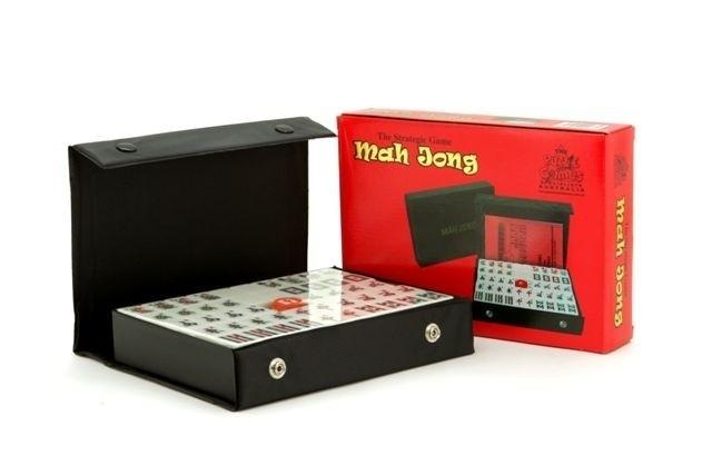 Mahjong Black Vinyl Case 22Cm - Good Games