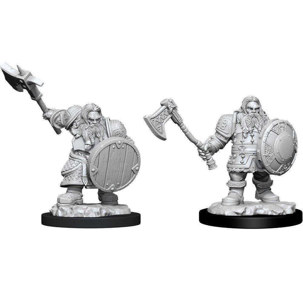 Dungeons & Dragons - Nolzurs Marvelous Unpainted Miniatures Male Dwarf Fighter - Good Games