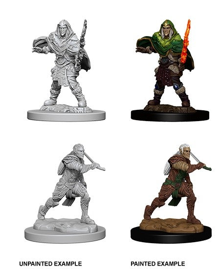 Dungeons & Dragons - Nolzurs Marvelous Unpainted Miniatures Male Elf Fighter - Good Games