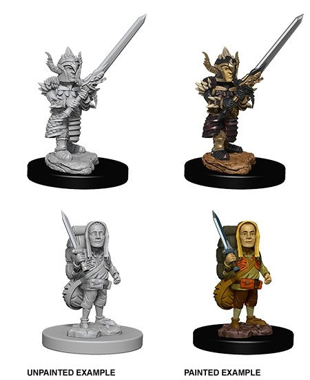 Dungeons & Dragons - Nolzurs Marvelous Unpainted Miniatures Male Halfling Fighter - Good Games