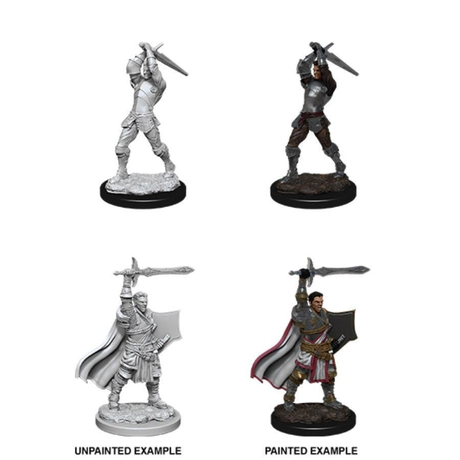 Dungeons & Dragons - Nolzurs Marvelous Unpainted Miniatures Male Human Paladin - Good Games
