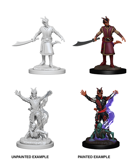 Dungeons & Dragons - Nolzurs Marvelous Unpainted Miniatures Male Tiefling Warlock - Good Games