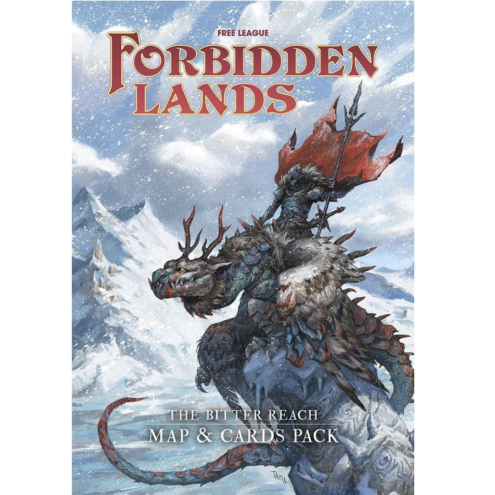 Forbidden Lands RPG The Bitter Reach Maps and Card Pack (Preorder) - Good Games