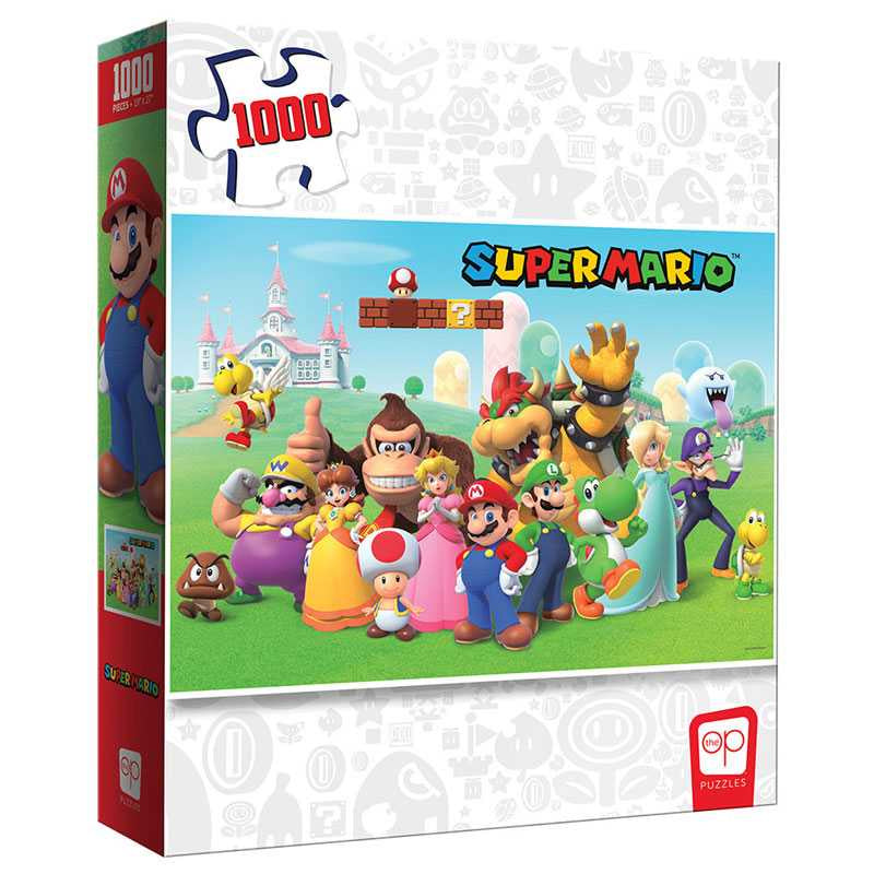 Super Mario Mushroom Kingdom 1000 Piece Jigsaw - Good Games