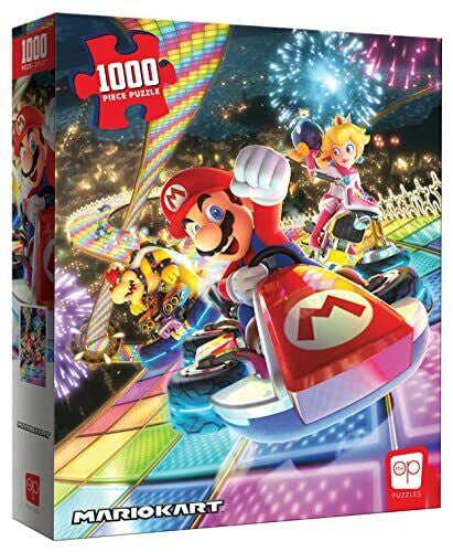 Mario Kart Rainbow Road 1000 Piece Jigsaw - Good Games