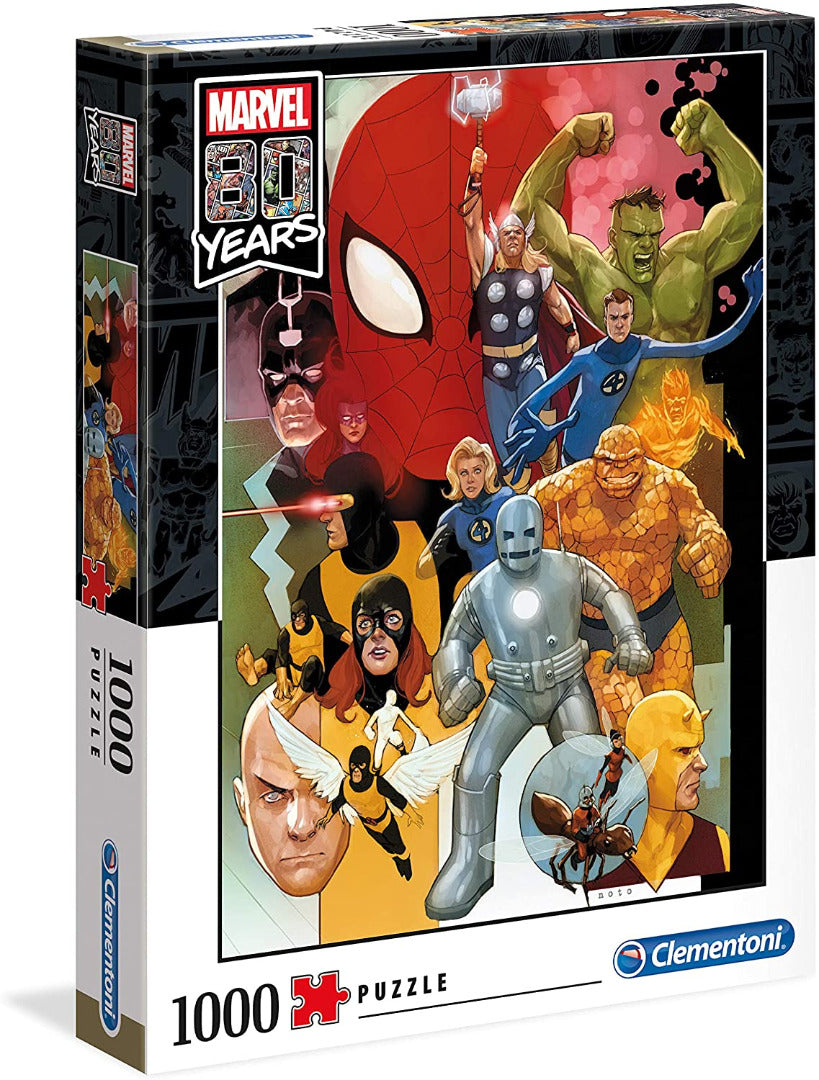 Clementoni - Marvel 80 Years 1000 Piece Jigsaw