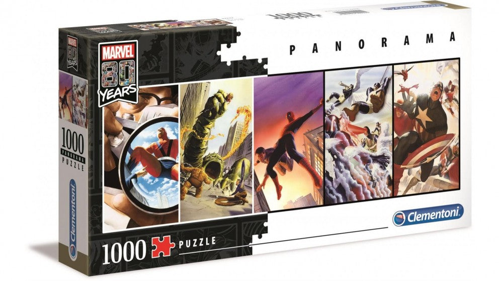 Clementoni - Marvel 80 Years Panorama 1000 Piece Jigsaw