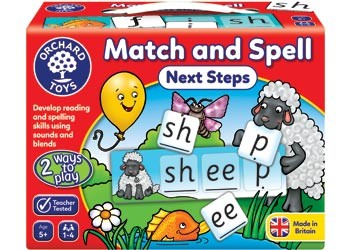 Match And Spell Next Steps: Orchard Toys - Good Games