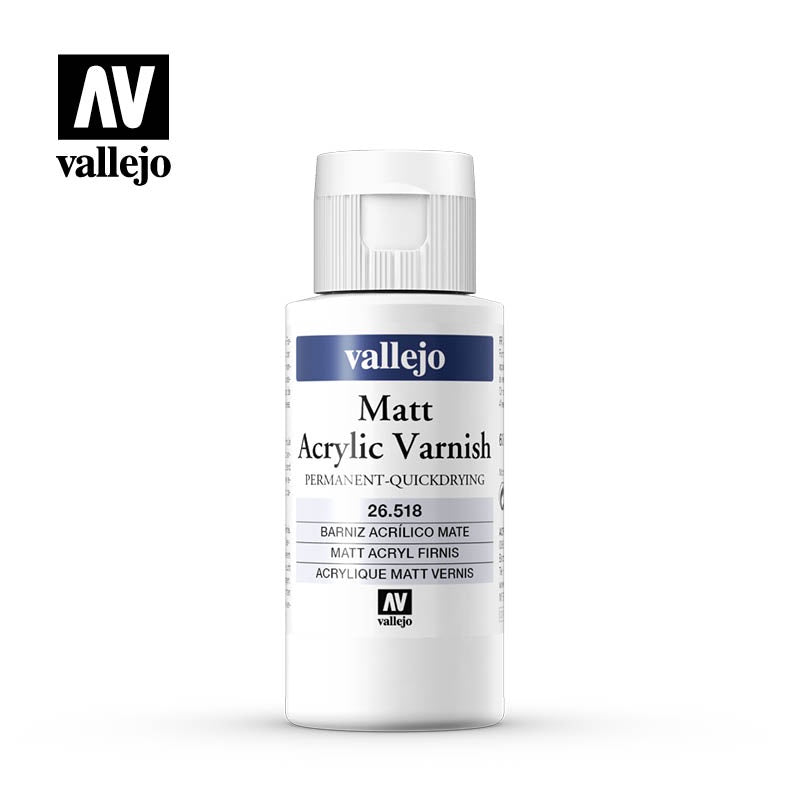 Vallejo Permanent Matt Varnish 60ml - Good Games