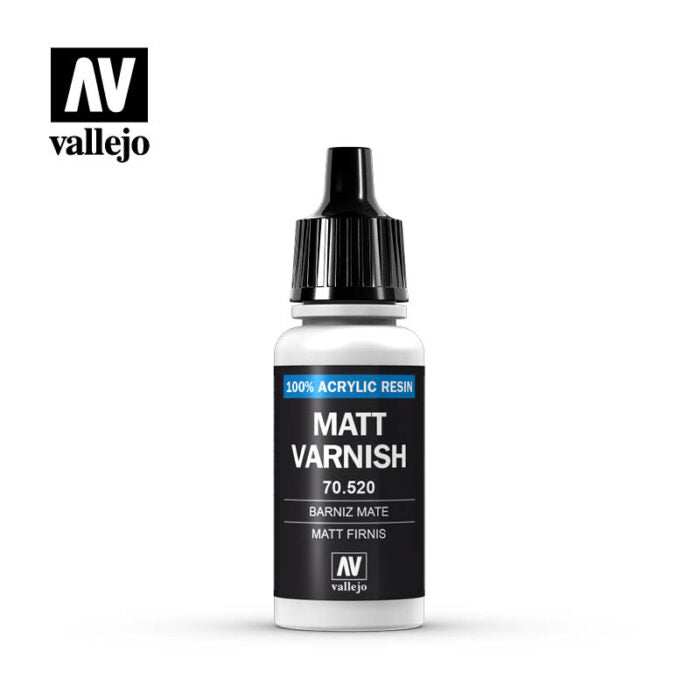 Vallejo Matt Varnish 17ml Acrylic Paint (AV70520) - Good Games