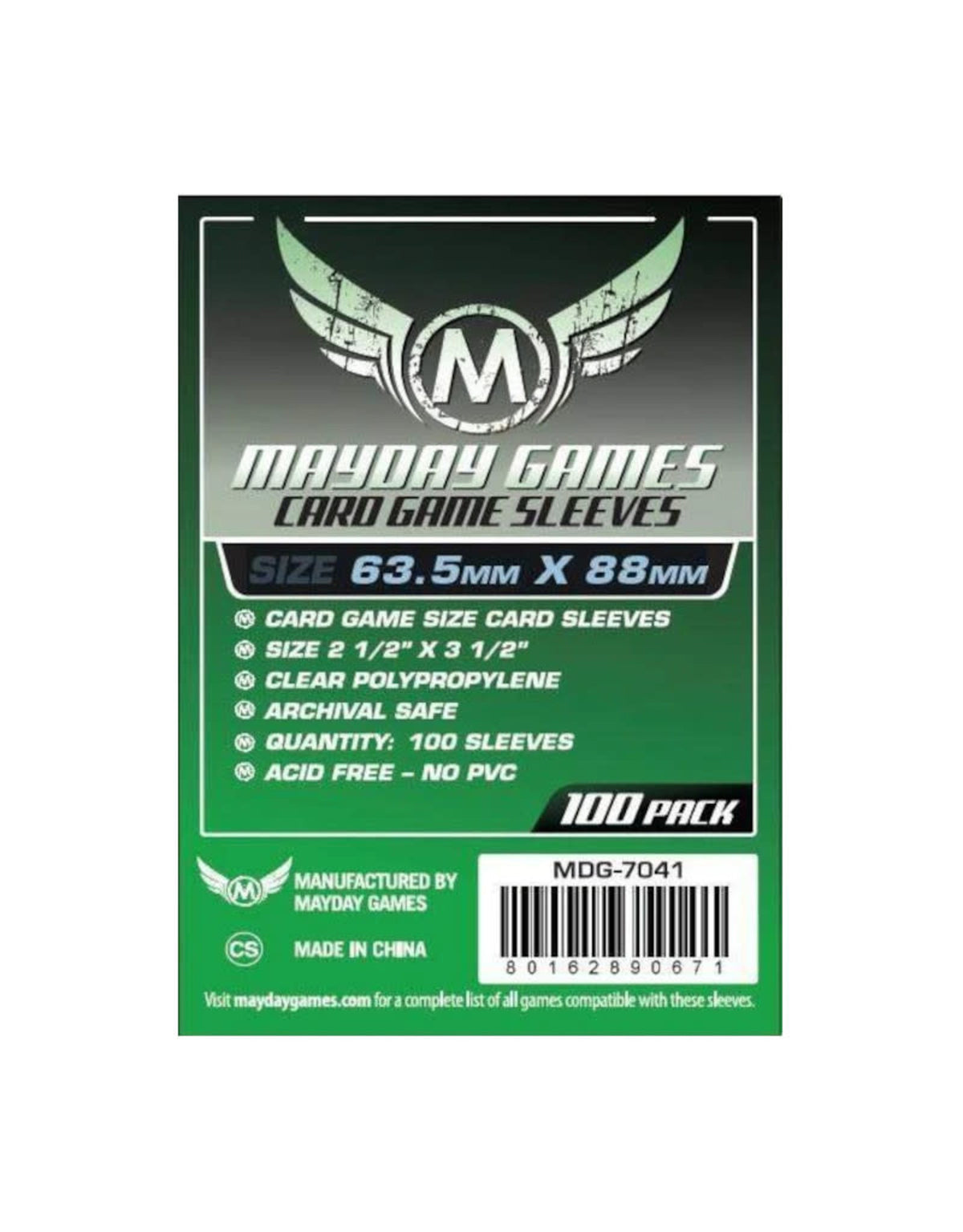 Standard Ccg : Card Sleeves - Mayday