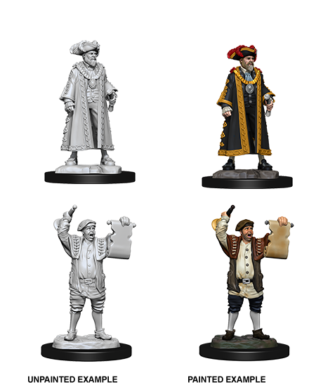 Pathfinder Deep Cuts Unpainted Miniatures Mayor &amp; Town Crier - Good Games