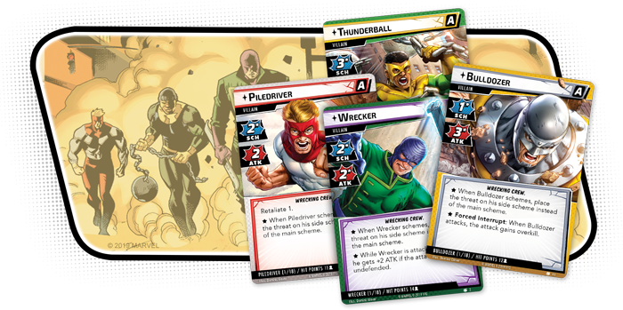 Marvel Champions - The Card Game - The Wrecking Crew Scenario Pack