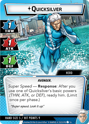 Marvel Champions - The Card Game - Quicksilver Hero Pack