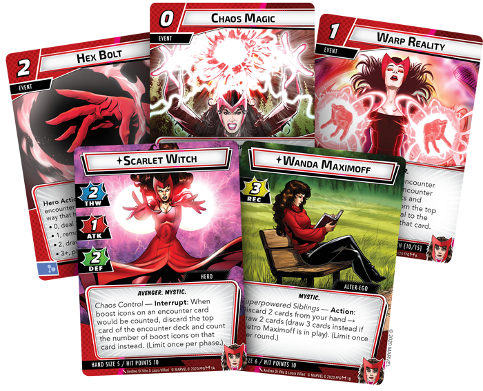 Marvel Champions - The Card Game - Scarlet Witch Hero Pack - Good Games