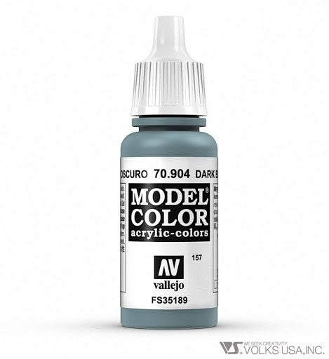 Vallejo Model Colour - Dark Blue Grey 17ml Acrylic Paint (AV70904) - Good Games
