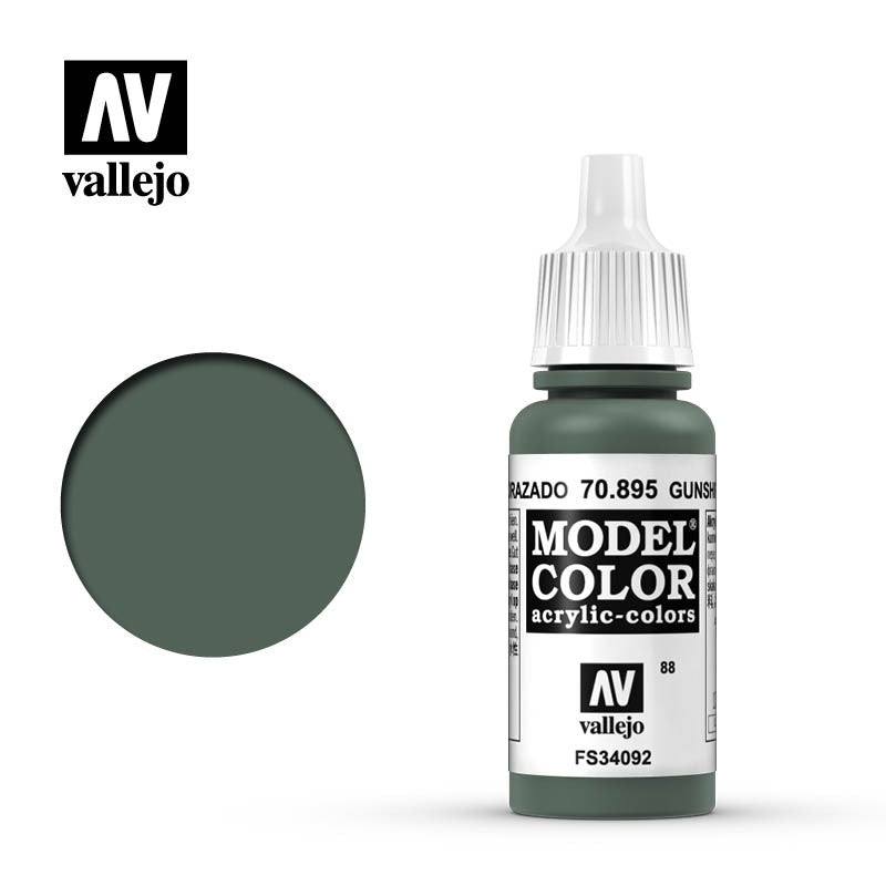 Vallejo Model Colour - Gunship Green 17ml Acrylic Paint (AV70895) - Good Games