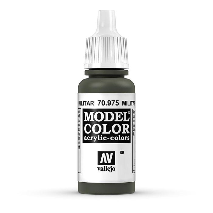 Vallejo Model Colour - Military Green 17ml Acrylic Paint (AV70975) - Good Games