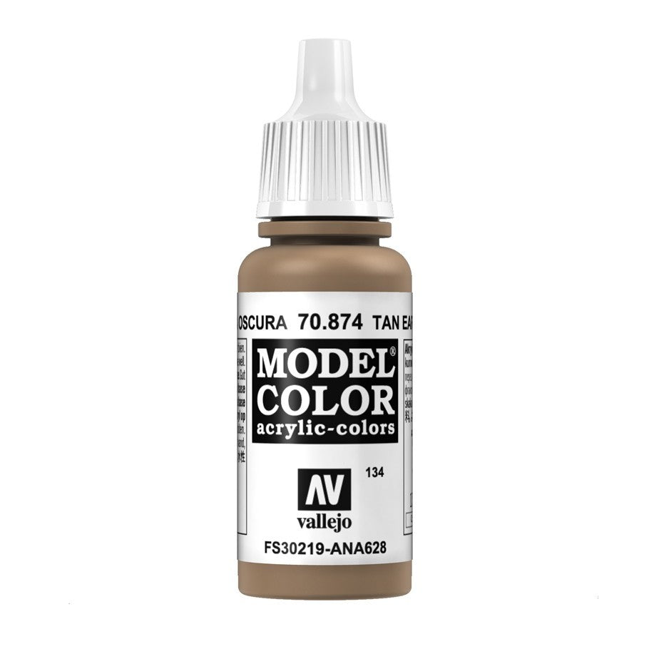 Vallejo Model Colour - Tan Earth 17ml Acrylic Paint (AV70874) - Good Games