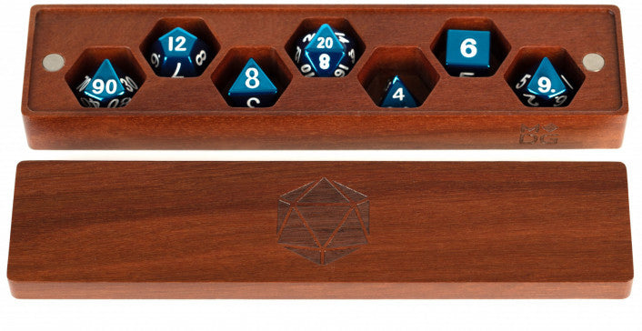 Metallic Dice Games - Premium Wood Dice Vault - Purple Heart - Good Games