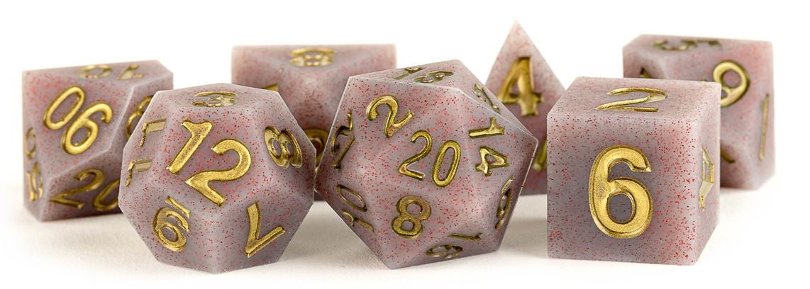 Metallic Dice Games - Sharp Edge Silicone Rubber Dice Set 16mm