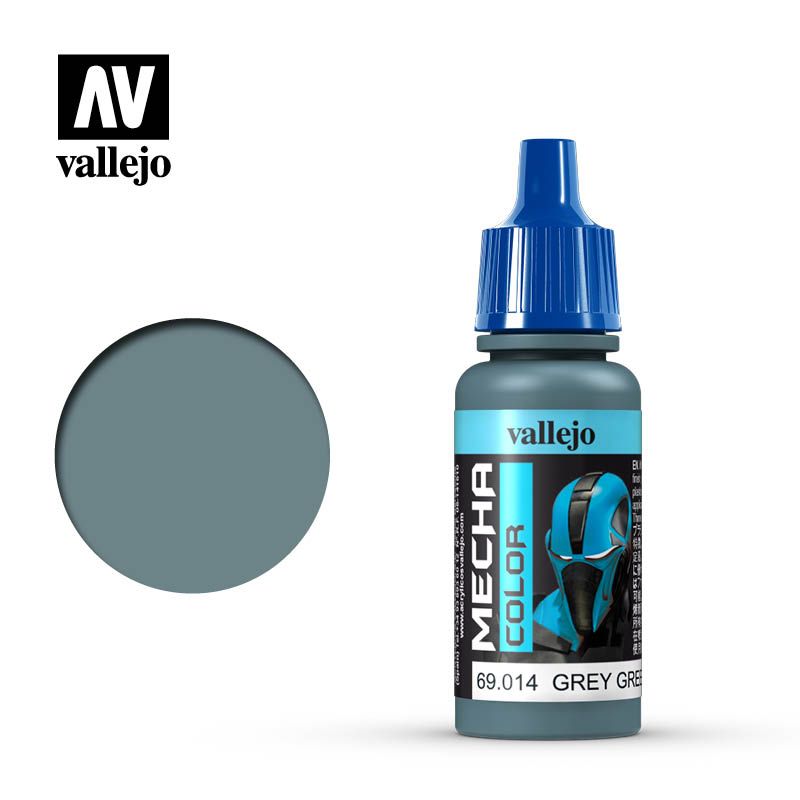 Vallejo Mecha Colour - Grey Green 17ml Acrylic Paint (AV69014) - Good Games