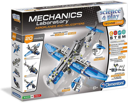 Clementoni - Mech Lab - Aeroplanes And Helicopters - Good Games