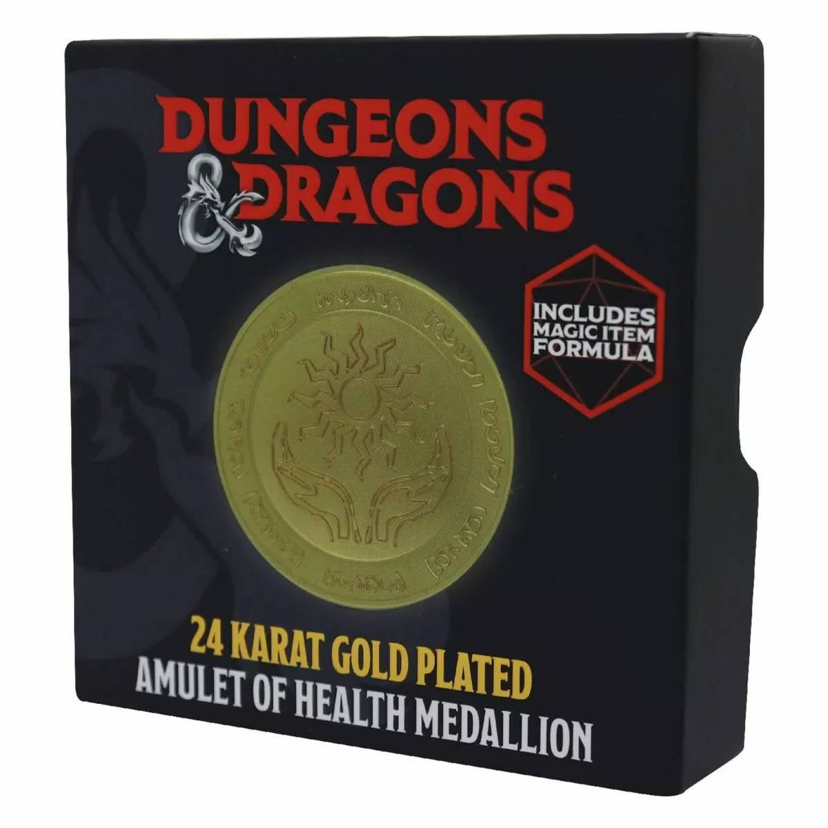 Dungeons & Dragons 24k Gold Plated Medallion - Good Games